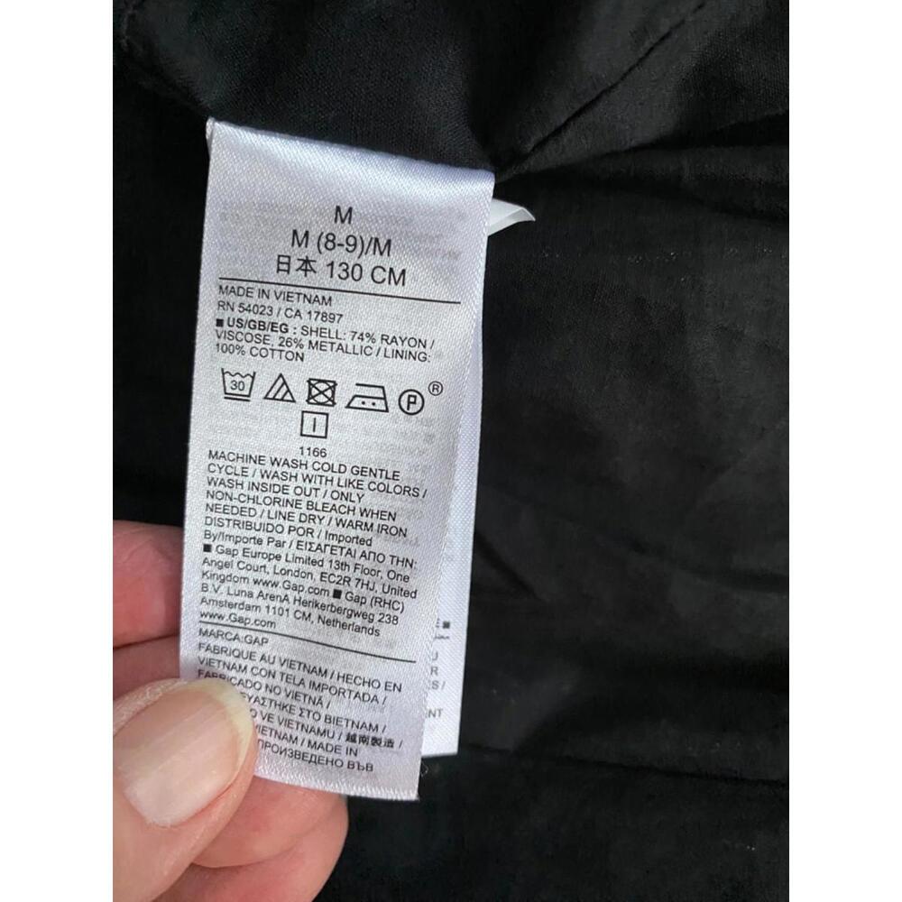 NWT Gap Kids Girls Bronze Metallic Lamé Mini Skirt Youth Size Medium 8 Lined - Picture 7 of 8